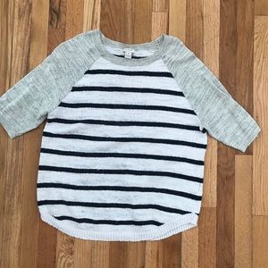 J crew linen sweater medium
